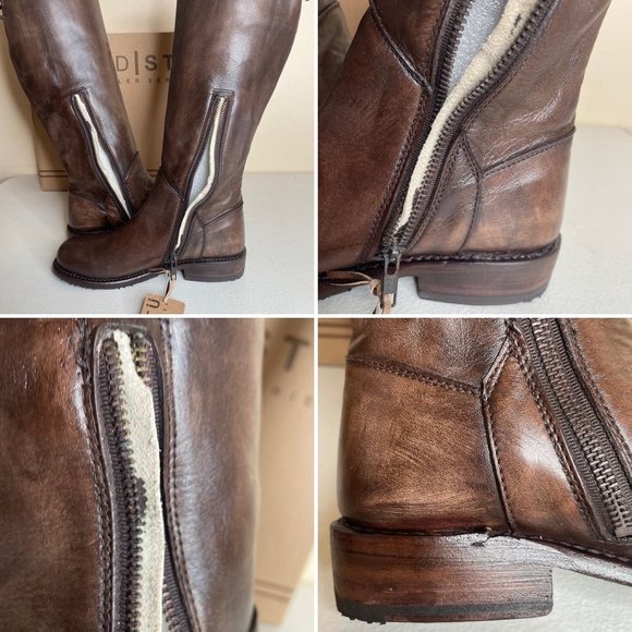 NWT BED STU Manchester Teak Glaze Riding Boots Size 6.5 - Picture 10 of 16